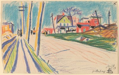 Strada nel Bronx da Oscar F. Bluemner
