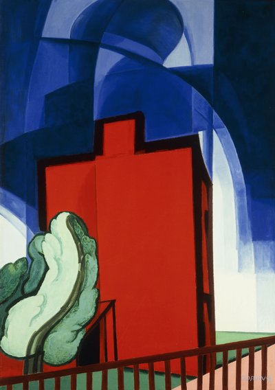 Blu sopra da Oscar Florianus Bluemner