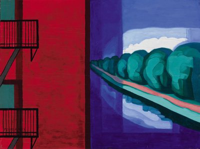 Contrasti (Due Spazi) da Oscar Florianus Bluemner