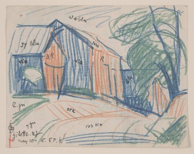 Gilette, New Jersey da Oscar Florianus Bluemner