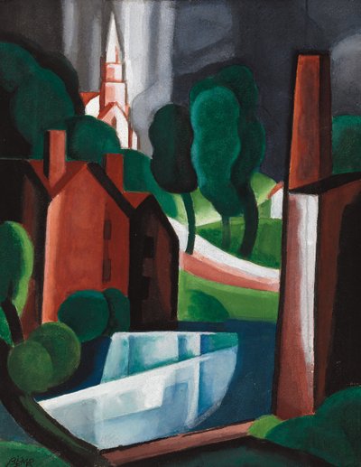 Città del New Hampshire da Oscar Florianus Bluemner