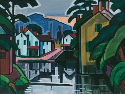 Vecchio porto del canale da Oscar Florianus Bluemner