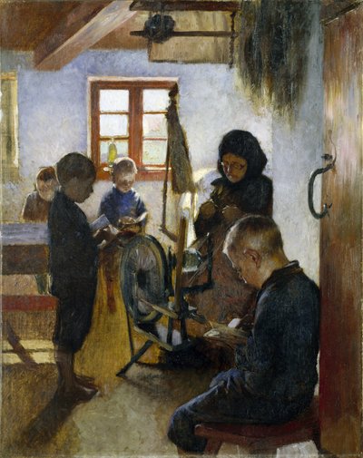 Alla scuola del villaggio da Oscar Gustaf Bjorck