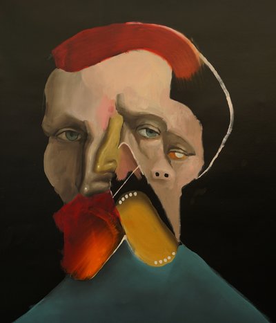 Un altro Vincent, 2022 (olio e acrilico su tela) da Oscar Nin