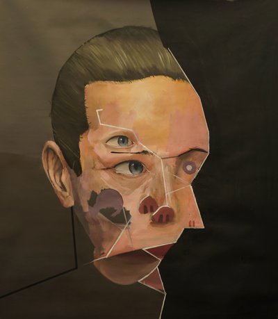 È possibile, 2021 (olio su lino) da Oscar Nin