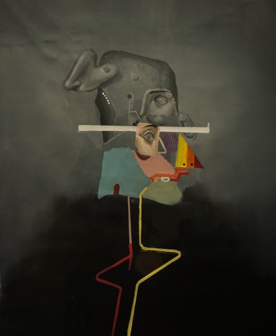 Silly, 2021-2014 (olio su lino) da Oscar Nin