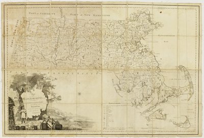 Mappa del Massachusetts propriamente detto: compilata da rilevamenti effettivi fatti per ordine del General Court e sotto l