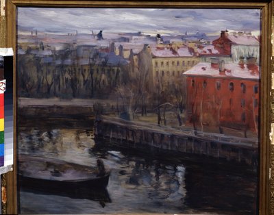 Vista di Leningrado (attuale San Pietroburgo) da Osip Emmanuilovich Braz