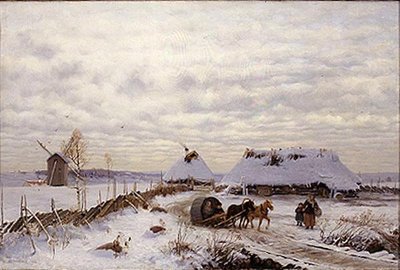 Paesaggio invernale da Oskar Hoffmann