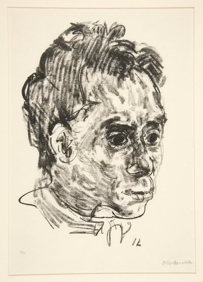 Ritratto di Walter Hasenclever da Oskar Kokoschka