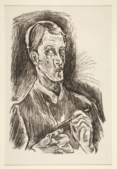 Autoritratto, dal portfolio da Oskar Kokoschka