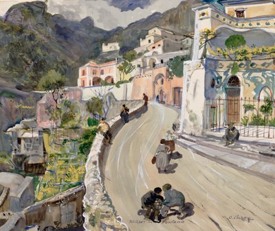 Veduta di Positano da Oskar Laske