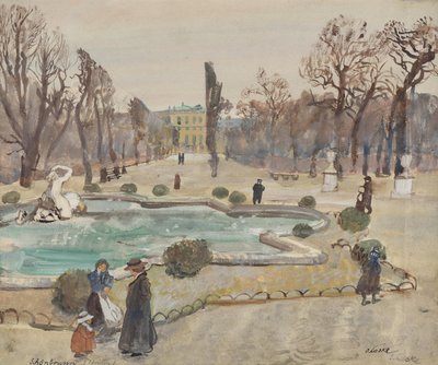 Schönbrunn (inverno) da Oskar Laske