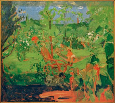 Fürstenfeldbruck, quadro del giardino da Oskar Moll