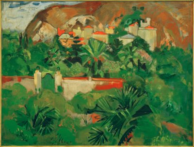 Paesaggio italiano con porta, Levanto da Oskar Moll