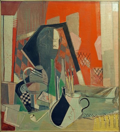Composizione in atelier da Oskar Moll