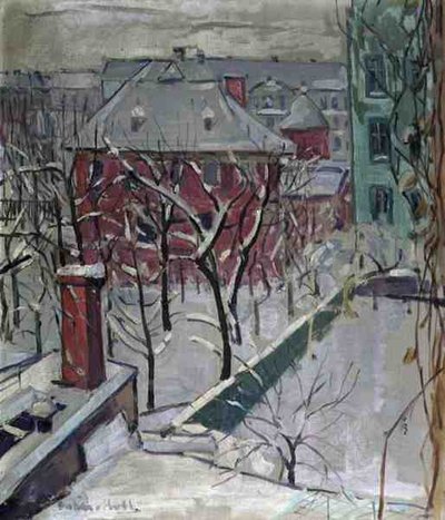 Paesaggio invernale da Oskar Moll