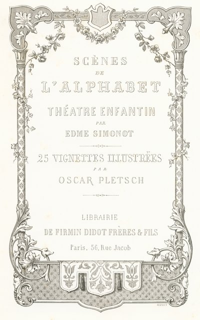 Pagina del titolo da Oskar Pletsch