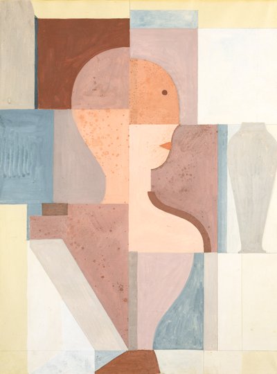 Torso diviso che guarda a destra da Oskar Schlemmer