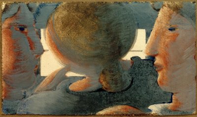 Tre teste davanti alla finestra da Oskar Schlemmer