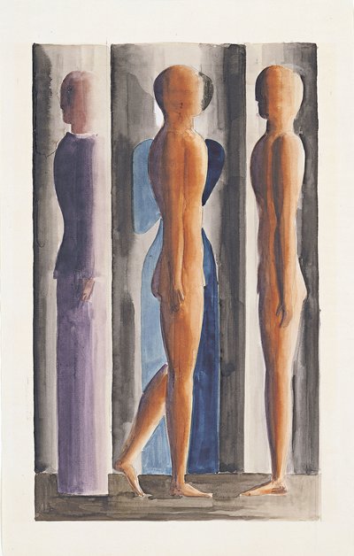 Formazione. Tri-partizione, 1926 da Oskar Schlemmer