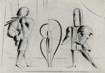 Dal palco del Bauhaus da Oskar Schlemmer