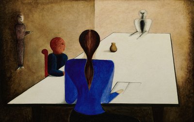Gruppo a tavola da Oskar Schlemmer