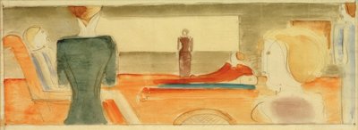 Interno con sei figure I da Oskar Schlemmer