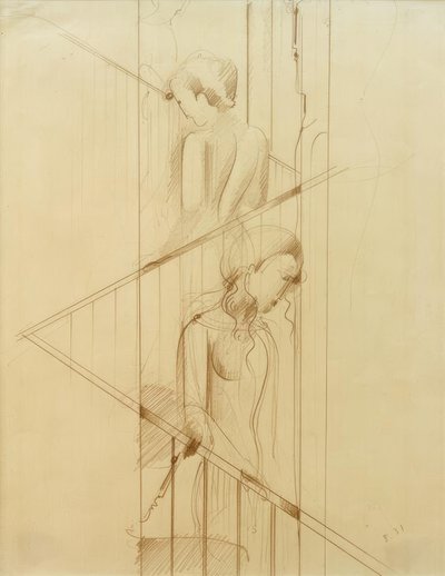 Scena delle scale da Oskar Schlemmer