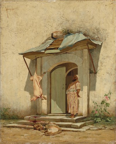 Un Macellaio Ottomano, 1878 da Osman Hamdi Bey