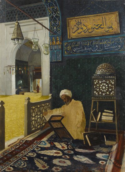 Recitazione del Corano da Osman Hamdi Bey