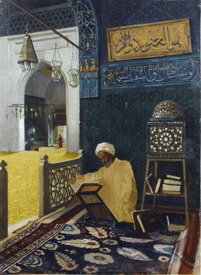 Recitazione del Corano da Osman Hamdi Bey