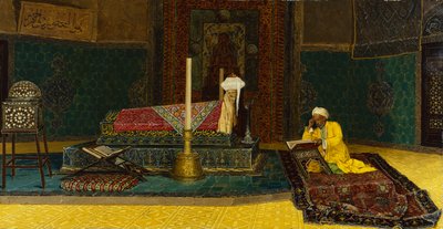 Nella tomba di Maometto da Osman Pacha Zadeh Hamdy Bey