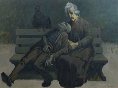 Una panchina a Parigi, 1960 da Osmund Caine