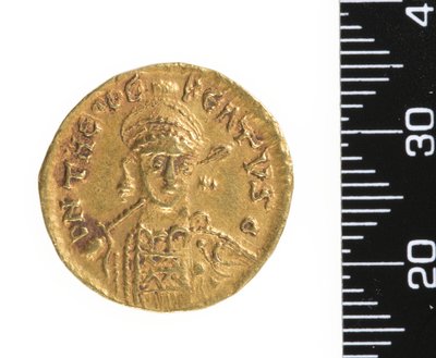 Moneta (dritto) c.534-548 da Ostrogothic Ostrogothic