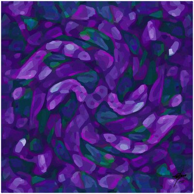 Vortici viola astratti da Osvaldo Russo