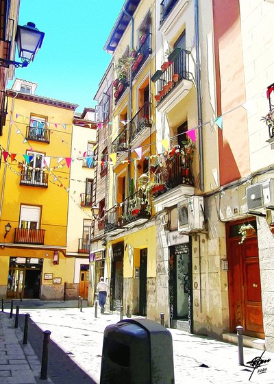 Una vivace strada europea da Osvaldo Russo