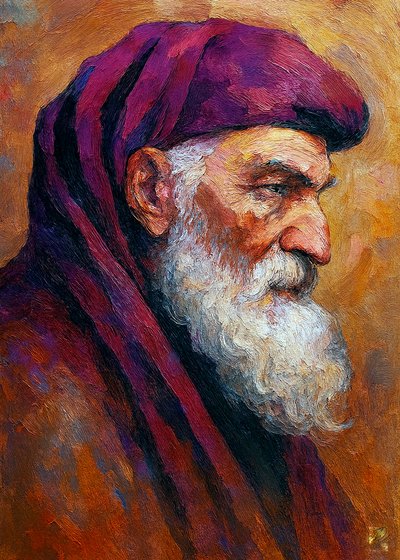 Saggio antico contemplativo da Osvaldo Russo