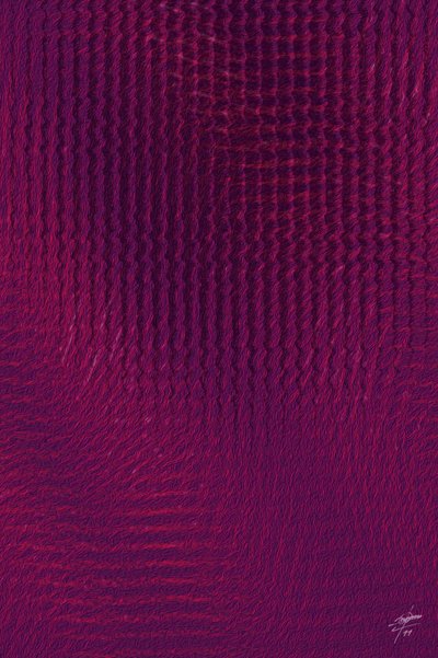 Onde in tessuto Deep Purple da Osvaldo Russo