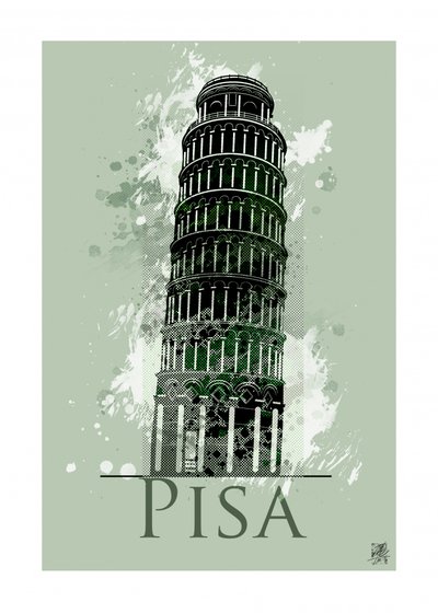 Torre pendente di Pisa da Osvaldo Russo