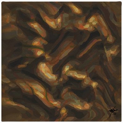 Colata di terra fusa da Osvaldo Russo