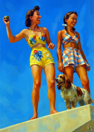 Sorrisi estivi in stile retrò da Osvaldo Russo