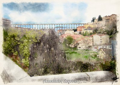 Acquedotto romano di Segovia da Osvaldo Russo