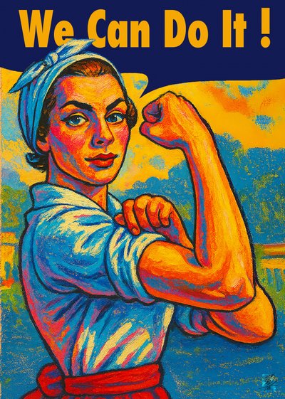La posa del potere femminile da Osvaldo Russo