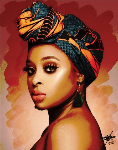 La vivace bellezza africana da Osvaldo Russo