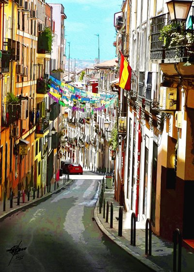 Vivace strada spagnola da Osvaldo Russo