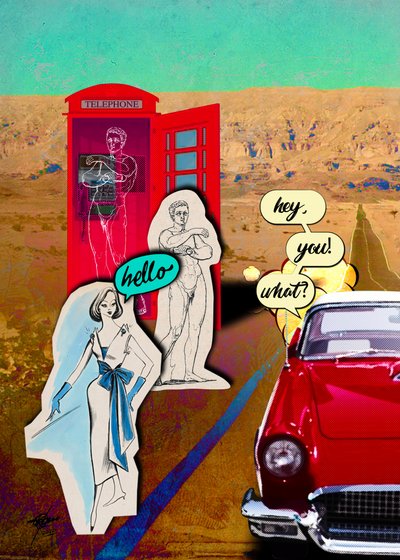 Dialogo vintage nel deserto da Osvaldo Russo