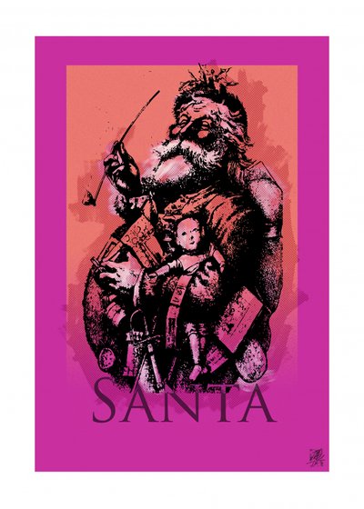 Babbo Natale vintage da Osvaldo Russo