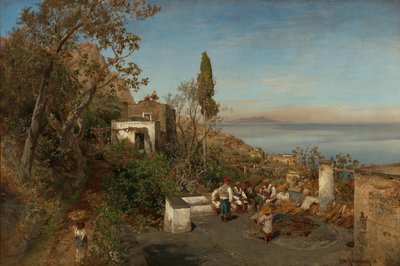 Vista sul Golfo di Napoli da Oswald Achenbach