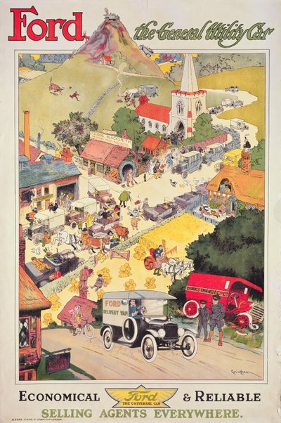 Poster Pubblicitario per Ford - L